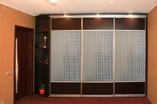 Шкаф-купе 3-х дверный, фасады Зеркало с рисунком цена; Шкаф-купе 3-х дверный, фасады Зеркало с рисунком в кредит